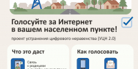 Голосуйте за Интернет в вашем населённом пункте! - МФЦ
