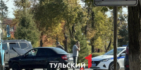 На пересечении улиц Мосина и Советской в Туле столкнулись два автомобиля - ТК Первый Тульский
