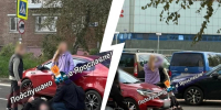 В Ярославле иномарка сбила человека у ТЦ | Источник: Подслушано Ярославль (18+) / Max - 76.Ru