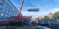 В Ульяновске на территории травмоцентра из модулей собирают приёмное отделение - Комсомольская правда