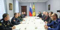Олегу Мельниченко и руководителям силовых структур Пензенской области представили начальника территориального управления Росгвардии - Пенза-Обзор