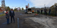 В районе продолжается восстановление и благоустройство территорий после летней ремонтной кампании - Эжвинский район