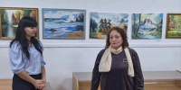 В Северском музее открылась выставка художницы из Черноморского - Зори
