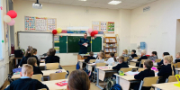 Проведение профилактических бесед по пожарной безопасности с учениками Подпорожской школы - ГУ МЧС ЛО