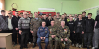 В Одоеве прошёл урок мужества, приуроченный ко Дню воссоединения Донецкой Народной Республики, Луганской Народной Республики, Запорожской и Херсонской областей с Российской Федерацией - МЧС