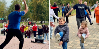 Тренеры «Динамо-Брянск» провели зарядку в Майском парке - Мглинские Вести