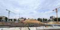 На Центральном стадионе в Воронеже начали заливать фундамент - Bloknot-Voronezh.Ru