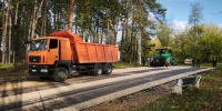 На территории городского парка полным ходом идут работы по его благоустройству - Южский район