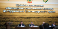 Совещание по подготовке к осенней посевной кампании - Министерство сельского хозяйства