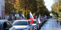 В Новомосковске состоялся патриотический автопробег - ИА Новомосковск Сегодня