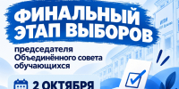 Финальный этап выборов председателя Объединенного совета обучающихся - Ишимский педагогический институт