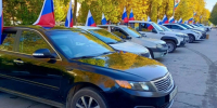Главные ведомства Тульской области проехали по столице региона в честь Дня воссоединения - ИА Тульская пресса.Ru