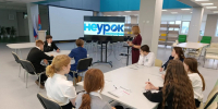 Неурок географии ведет Татьяна Алексеевна Решетова; фото: Пресс-служба Тамбовского областного отделения РГО - Тамбовское отделение РГО