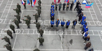 В Иркутске «Молодая Гвардия» организовала флешмоб и патриотическое мероприятие ко Дню воссоединения ЛНР, ДНР, Херсонской и Запорожской областей с Россией - Единая Россия