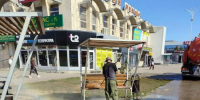 Площадь и лавочки в центре нового города очистили от голубиного помета - Bloknot-Volgodonsk.Ru