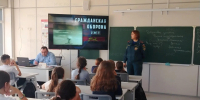 Инспекторы ГПН напомнили юным жителям Луховиц правила поведения при ЧС - ГУ МЧС МО
