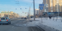 наледь на дороге - РИА Омск-информ