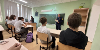 В школе села Красный Яр прошел открытый урок по «Основам безопасности и защиты Родины» - Центр по делам гражданской обороны, пожарной безопасности и чрезвычайным ситуациям