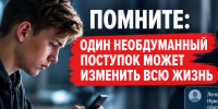 Одно необдуманное решение может изменить всю жизнь!. - Кировский муниципальный округ