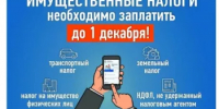До 1 декабря 2026 года владельцы недвижимости, земельных участков и транспортных средств должны оплатить имущественные налоги за 2025 год. - Куюргазинский район