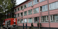 В Абакане пожарные провели учения в училище олимпийского резерва - МЧС Республики Хакасия