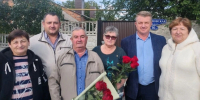 Власти Борисовского округа поздравили с 70-летним юбилеем Сергея Курцева - Сетевое издание Призыв 31