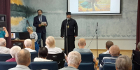 Священник принял участие в праздновании Дня пожилого человека в доме-интернате «Уют» д. Шапша - Ханты-Мансийская Митрополия