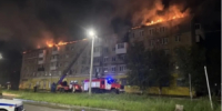 В Новокуйбышевске большой пожар в многоэтажке тушили всю ночь - НИА Самара