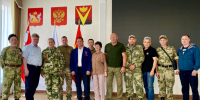 На фотографии изображены ветераны специальной военной операции. - Борисоглебский городской округ