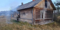 пожар в нежилом доме - Петрозаводск говорит