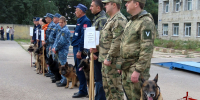 В Воронеже команда Росгвардии приняла участие в соревнованиях среди кинологических расчетов оперативных служб - Росгвардия