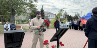 В Воронцовке и Кухаривке Ейского района состоялось торжественное открытие Аллеи памяти — святого места, призванного навечно сохранить имена героев - Администрация Ейского района