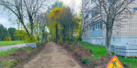 участок вдоль дома. - МО Кирово-Чепецк