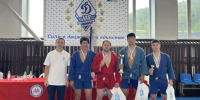 Серебро взяла команда Главного управления в соревнованиях по самбо - МЧС