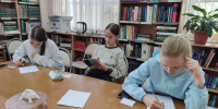 Занятие в объединении «Мастерская юных журналистов» - ЦБС Балахнинского района