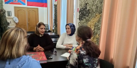Музей истории города-курорта Сочи посетила делегация из Республики Дагестан – Патимат Гамзатовна Пайзулаева и Зулейха Шарабутдиновна Агавова - Музей истории города-курорта Сочи