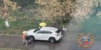 В Самаре наказали автоледи за езду по тротуару - Волга Ньюс