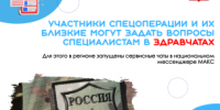 Участники спецоперации и их близкие могут задать вопросы специалистам в здравчатах - Минцифры Вологодской области