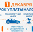 1 декабря: срок уплаты налогов - Гурьевский городской округ