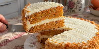 Морковный торт с лимонным кремом: влажный корж без пропитки - Кубанские Новости
