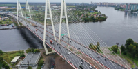 Уже на следующей неделе. На Большом Обуховском мосту будут перекрывать полосы до ноября - 47 новостей