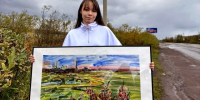 В последние дни уходящего лета и начала осени, воркутинцы заметили появление на улицах Воркуты билбордов с красивыми рисунками родного города. - Муниципальный округ Воркута