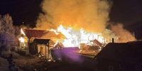 Под Вятскими Полянами заполыхал жилой дом: мужчина погиб, женщину спасли - Prochepetsk.ru