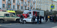 Сильная авария произошла в центре Мурманска. Собирается пробка - Телекомпания ТВ-21