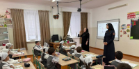 Сотрудники полиции Грозненского района провели открытый урок для младших классов - ИА Грозный-информ