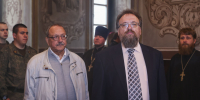 Перед началом пленарного заседания IX Международной Амвросиевской научно-практической конференции митрополит Феодосий совершил молебен на начало благого дела 2 - Тамбовская митрополия