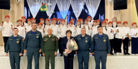 В Вязниках учащиеся средней школы № 9 им. Алексея Фатьянова принесли присягу кадета - МЧС