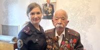 Сотрудники следственного управления и кадеты навестили ветерана Шайхенура Мулина - Следственный комитет