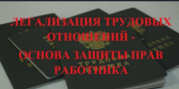 Неформальная занятость и легализация трудовых отношений - Наровчатский район