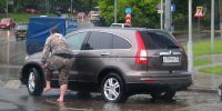 После вечернего ливня в Краснодаре перекрыли участок Московской - Комсомольская Правда